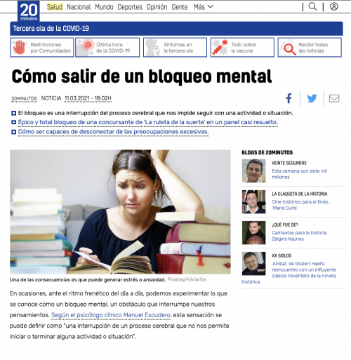 bloqueo mental como superar un bloqueo mental